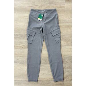 Halara DayStretch High Waisted Cargo Pocket Skinny Yoga Gray Leggings Size M